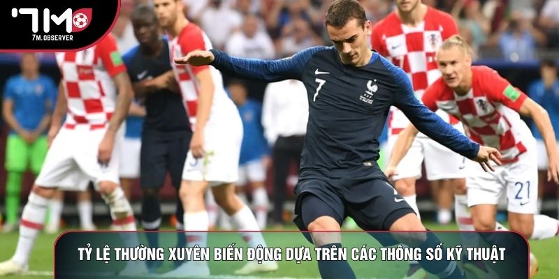 Tỷ lệ thường xuyên biến động dựa trên các thông số kỹ thuật